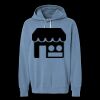 Unisex Garment-Dyed Lightweight Fleece Hooded Sweatshirt Thumbnail