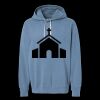 Unisex Garment-Dyed Lightweight Fleece Hooded Sweatshirt Thumbnail