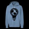 Unisex Garment-Dyed Lightweight Fleece Hooded Sweatshirt Thumbnail