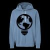 Unisex Garment-Dyed Lightweight Fleece Hooded Sweatshirt Thumbnail