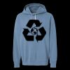 Unisex Garment-Dyed Lightweight Fleece Hooded Sweatshirt Thumbnail