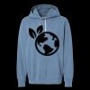 Unisex Garment-Dyed Lightweight Fleece Hooded Sweatshirt Thumbnail