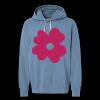 Unisex Garment-Dyed Lightweight Fleece Hooded Sweatshirt Thumbnail
