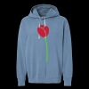 Unisex Garment-Dyed Lightweight Fleece Hooded Sweatshirt Thumbnail
