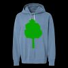 Unisex Garment-Dyed Lightweight Fleece Hooded Sweatshirt Thumbnail