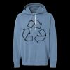 Unisex Garment-Dyed Lightweight Fleece Hooded Sweatshirt Thumbnail