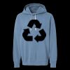 Unisex Garment-Dyed Lightweight Fleece Hooded Sweatshirt Thumbnail