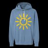 Unisex Garment-Dyed Lightweight Fleece Hooded Sweatshirt Thumbnail