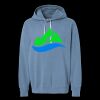 Unisex Garment-Dyed Lightweight Fleece Hooded Sweatshirt Thumbnail