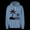 Unisex Garment-Dyed Lightweight Fleece Hooded Sweatshirt Thumbnail