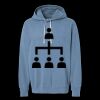 Unisex Garment-Dyed Lightweight Fleece Hooded Sweatshirt Thumbnail