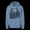 Unisex Garment-Dyed Lightweight Fleece Hooded Sweatshirt Thumbnail