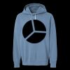 Unisex Garment-Dyed Lightweight Fleece Hooded Sweatshirt Thumbnail