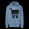 Unisex Garment-Dyed Lightweight Fleece Hooded Sweatshirt Thumbnail