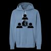 Unisex Garment-Dyed Lightweight Fleece Hooded Sweatshirt Thumbnail