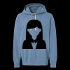 Unisex Garment-Dyed Lightweight Fleece Hooded Sweatshirt Thumbnail