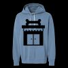 Unisex Garment-Dyed Lightweight Fleece Hooded Sweatshirt Thumbnail
