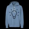 Unisex Garment-Dyed Lightweight Fleece Hooded Sweatshirt Thumbnail