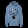Unisex Garment-Dyed Lightweight Fleece Hooded Sweatshirt Thumbnail