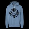 Unisex Garment-Dyed Lightweight Fleece Hooded Sweatshirt Thumbnail