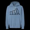 Unisex Garment-Dyed Lightweight Fleece Hooded Sweatshirt Thumbnail
