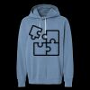 Unisex Garment-Dyed Lightweight Fleece Hooded Sweatshirt Thumbnail