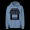Unisex Garment-Dyed Lightweight Fleece Hooded Sweatshirt Thumbnail