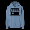 Unisex Garment-Dyed Lightweight Fleece Hooded Sweatshirt Thumbnail