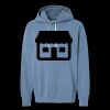 Unisex Garment-Dyed Lightweight Fleece Hooded Sweatshirt Thumbnail