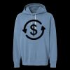 Unisex Garment-Dyed Lightweight Fleece Hooded Sweatshirt Thumbnail