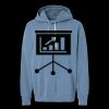 Unisex Garment-Dyed Lightweight Fleece Hooded Sweatshirt Thumbnail