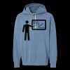 Unisex Garment-Dyed Lightweight Fleece Hooded Sweatshirt Thumbnail