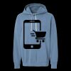 Unisex Garment-Dyed Lightweight Fleece Hooded Sweatshirt Thumbnail
