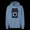 Unisex Garment-Dyed Lightweight Fleece Hooded Sweatshirt Thumbnail