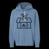 Unisex Garment-Dyed Lightweight Fleece Hooded Sweatshirt Thumbnail