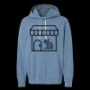 Unisex Garment-Dyed Lightweight Fleece Hooded Sweatshirt Thumbnail
