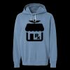 Unisex Garment-Dyed Lightweight Fleece Hooded Sweatshirt Thumbnail