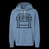 Unisex Garment-Dyed Lightweight Fleece Hooded Sweatshirt Thumbnail