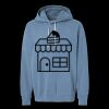 Unisex Garment-Dyed Lightweight Fleece Hooded Sweatshirt Thumbnail
