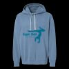 Unisex Garment-Dyed Lightweight Fleece Hooded Sweatshirt Thumbnail