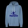 Unisex Garment-Dyed Lightweight Fleece Hooded Sweatshirt Thumbnail