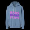 Unisex Garment-Dyed Lightweight Fleece Hooded Sweatshirt Thumbnail