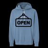 Unisex Garment-Dyed Lightweight Fleece Hooded Sweatshirt Thumbnail