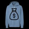 Unisex Garment-Dyed Lightweight Fleece Hooded Sweatshirt Thumbnail