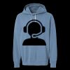 Unisex Garment-Dyed Lightweight Fleece Hooded Sweatshirt Thumbnail
