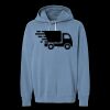 Unisex Garment-Dyed Lightweight Fleece Hooded Sweatshirt Thumbnail