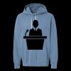Unisex Garment-Dyed Lightweight Fleece Hooded Sweatshirt Thumbnail