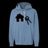 Unisex Garment-Dyed Lightweight Fleece Hooded Sweatshirt Thumbnail