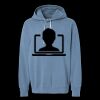 Unisex Garment-Dyed Lightweight Fleece Hooded Sweatshirt Thumbnail
