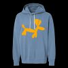 Unisex Garment-Dyed Lightweight Fleece Hooded Sweatshirt Thumbnail